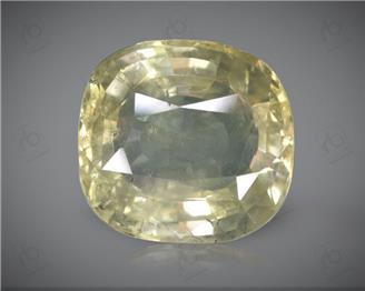 Yellow Sapphire Unheated & Untreated Natural Certified 6.57 cts. ( 3988 )
